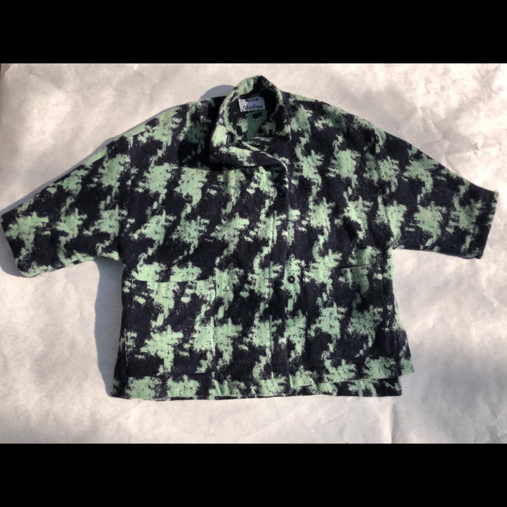 Acne Studios Oversized Houndstooth Coat 32